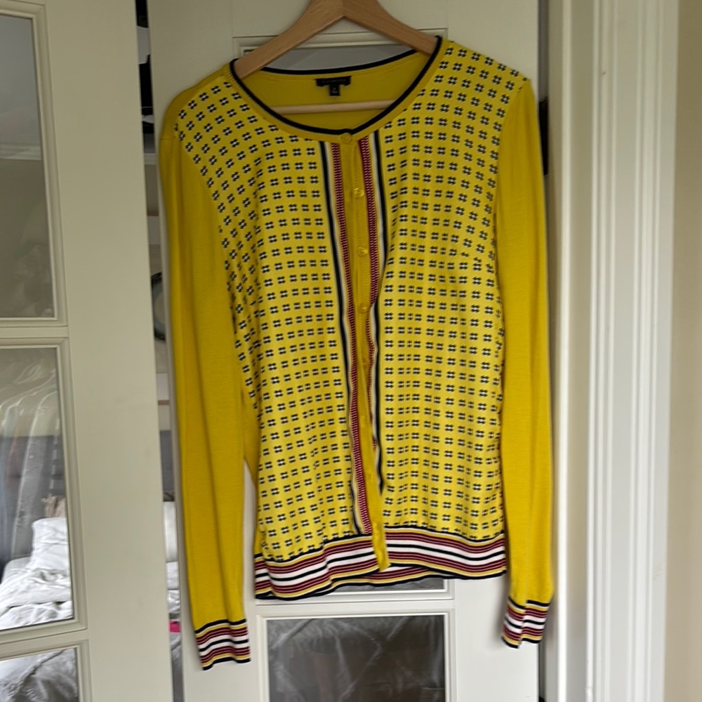 Talbots Yellow Knit Sweater